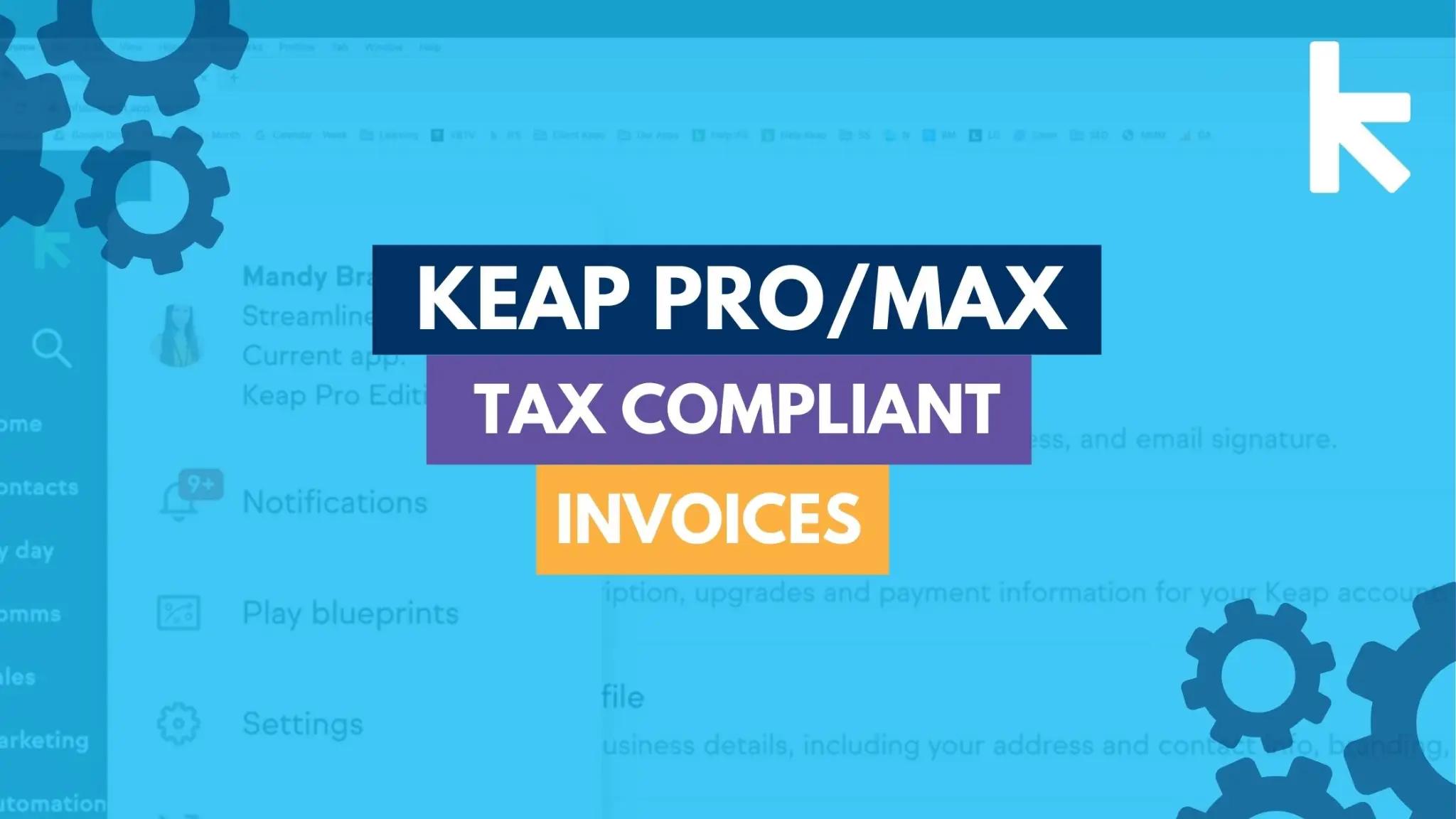 How To Setup Tax Invoices In Keap Pro & Max