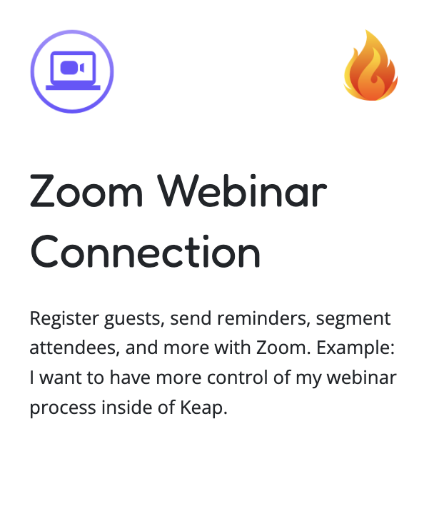 PlusThis Zoom Webinar Connection