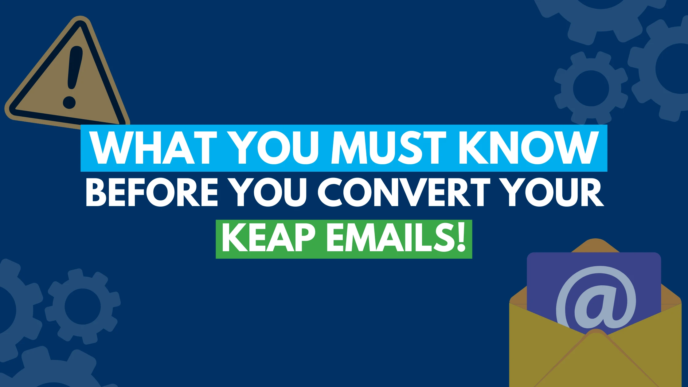 Keap Legacy Email Builder Conversion